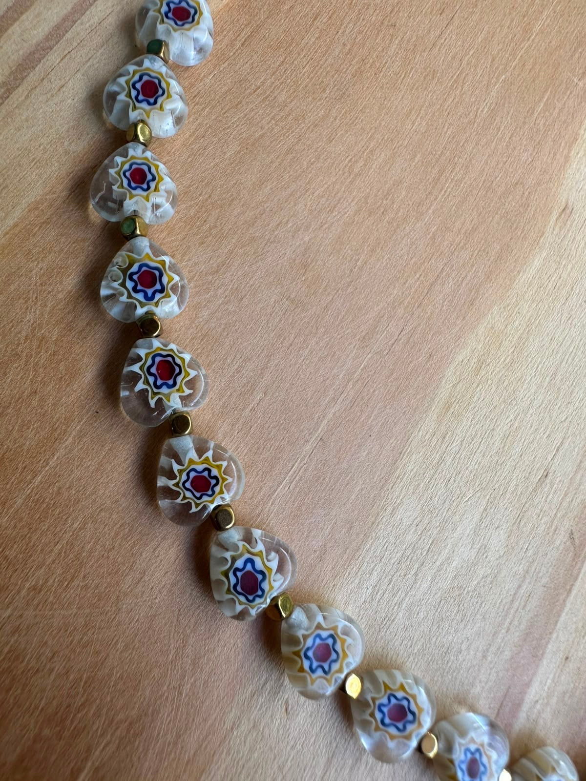 Choker Murano com Hematita