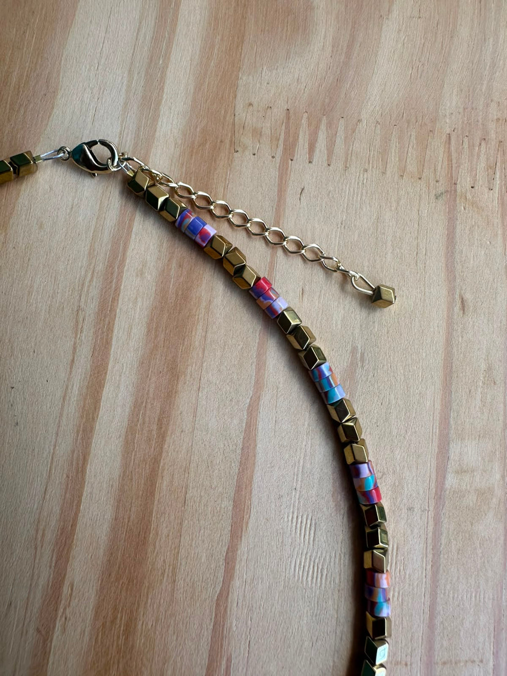 Choker Hematita com Calcilica