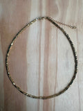 Choker Hematita Triangulinho