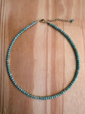 Choker Amazonita com Hematita - Opção 3