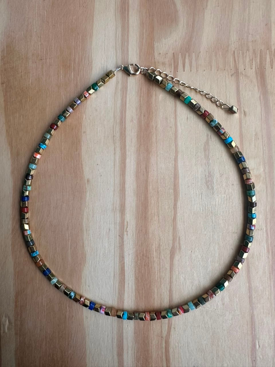 Choker Hematita com Mix de Pedras Naturais