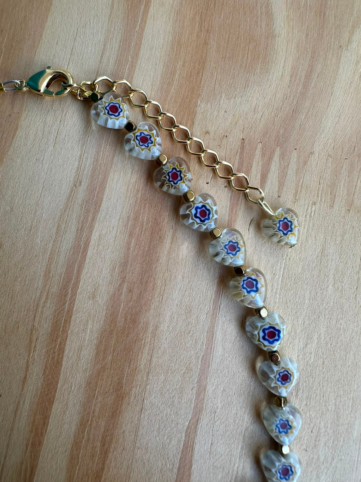 Choker Murano com Hematita
