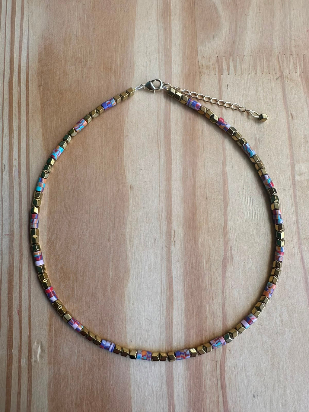 Choker Hematita com Calcilica