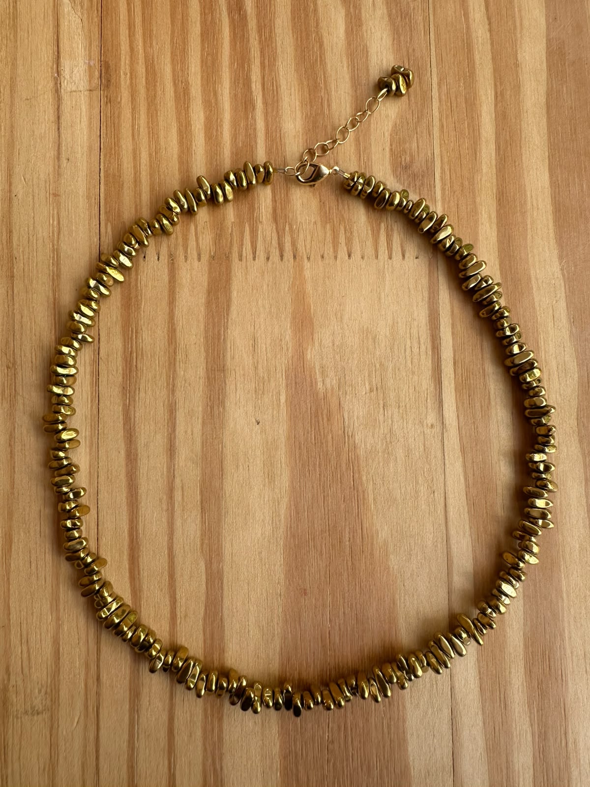 Choker Cascalho de Hematita