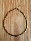 Choker Hematita Coração