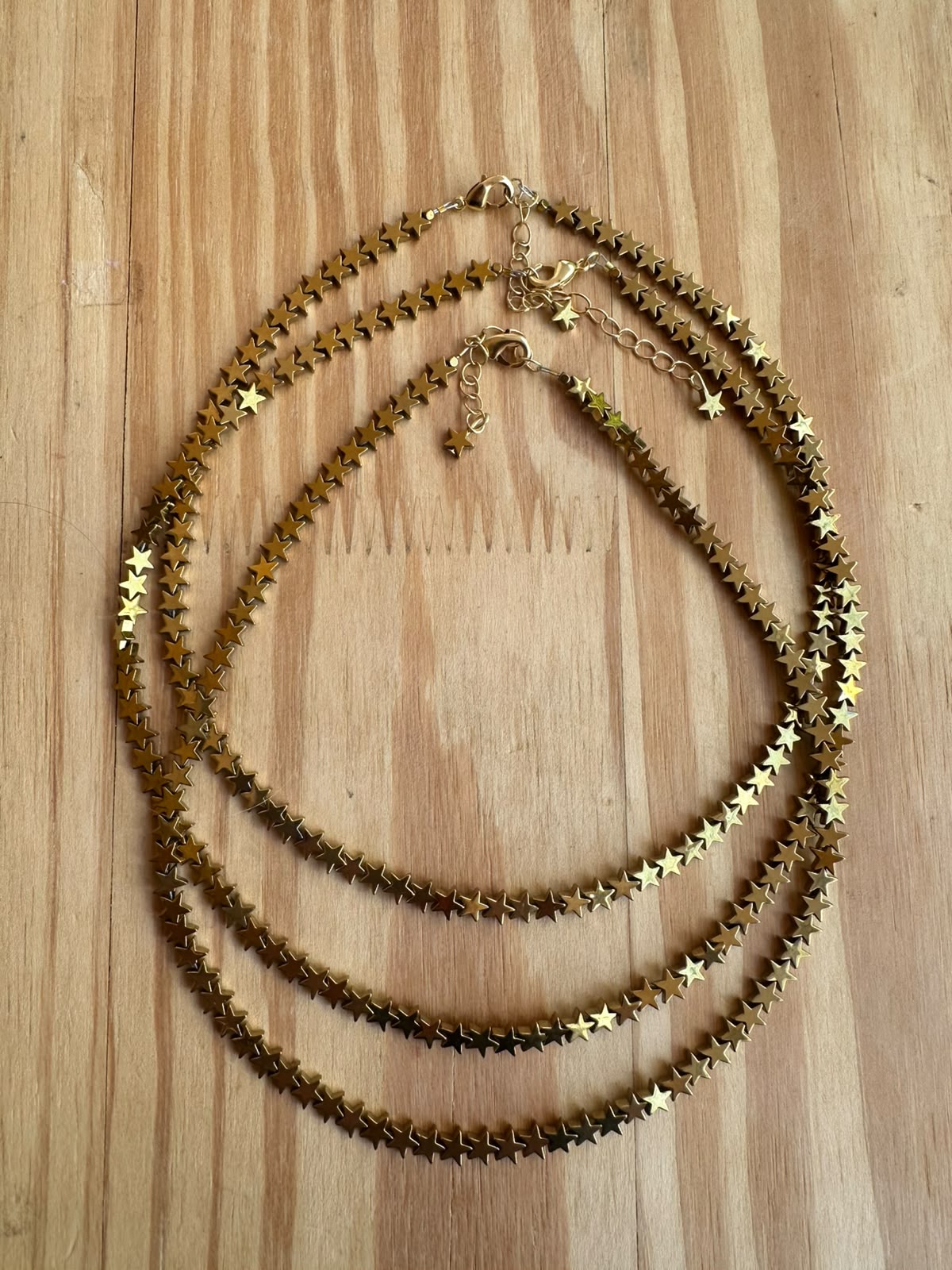 Choker Hematita Estrelinha