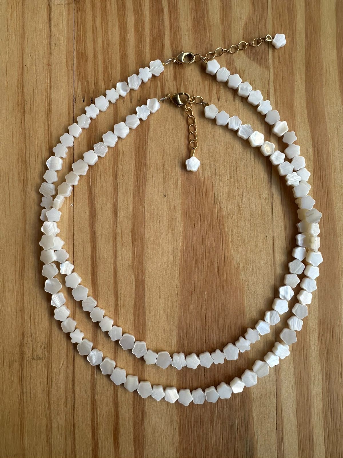 Choker florzinha madrepérola