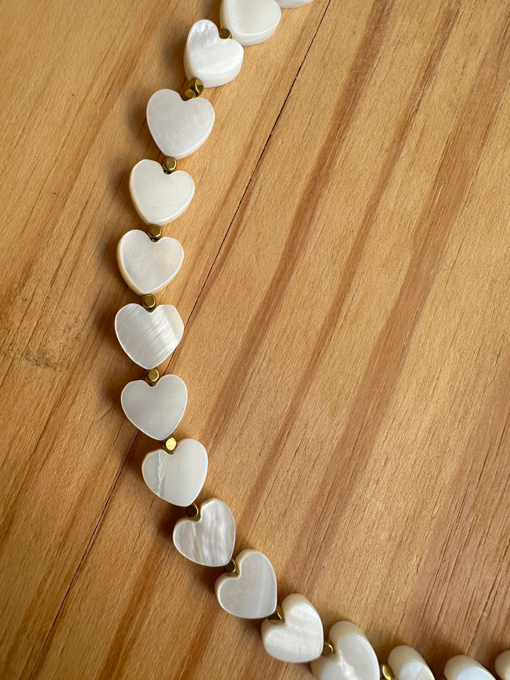 Choker Madrepérola com Hematita