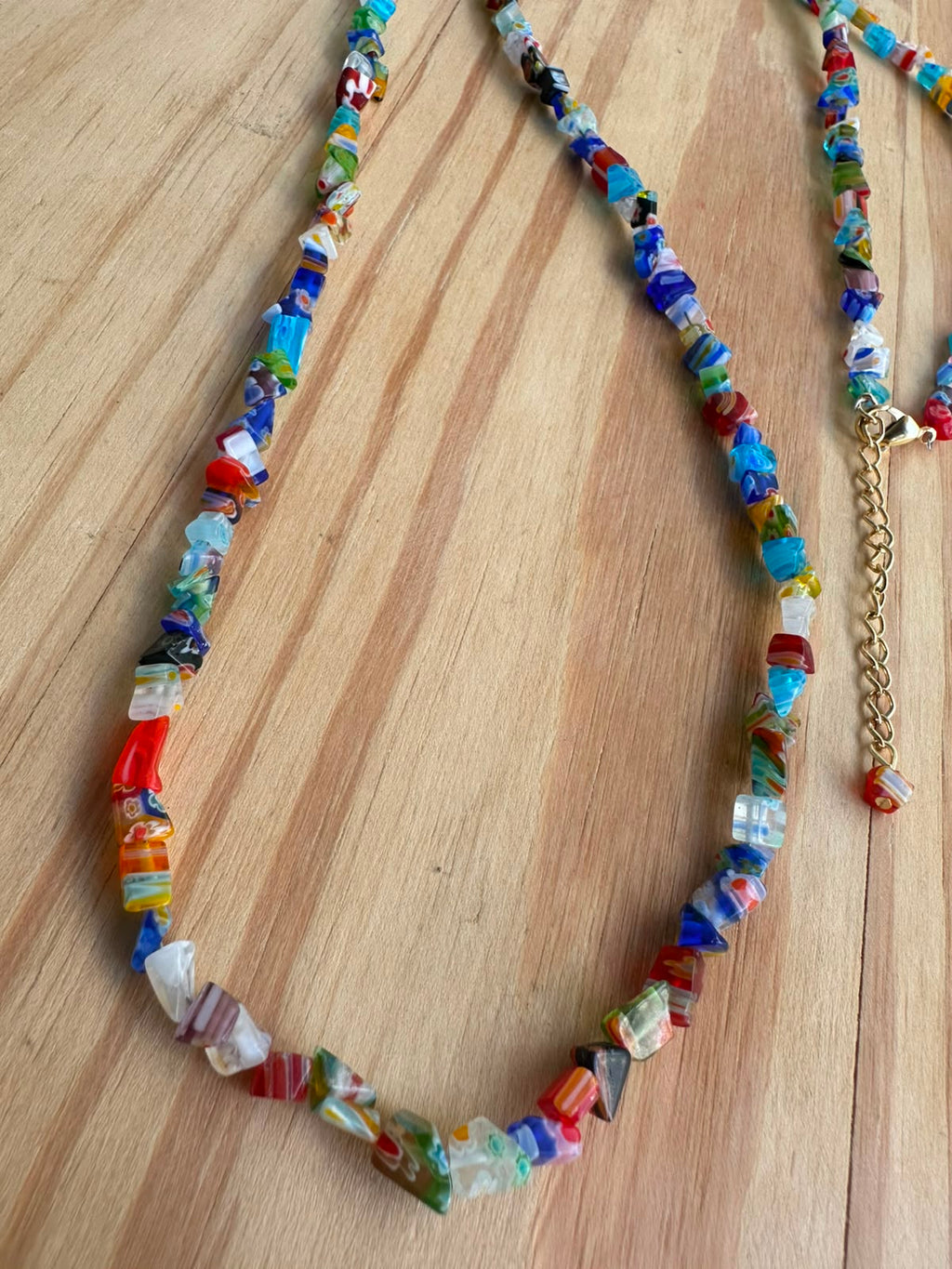 Colar Longo Cascalho de Murano