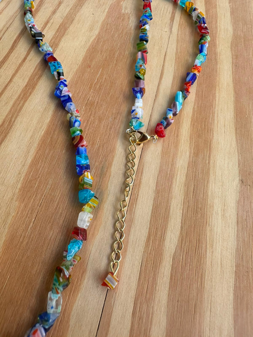 Colar Longo Cascalho de Murano