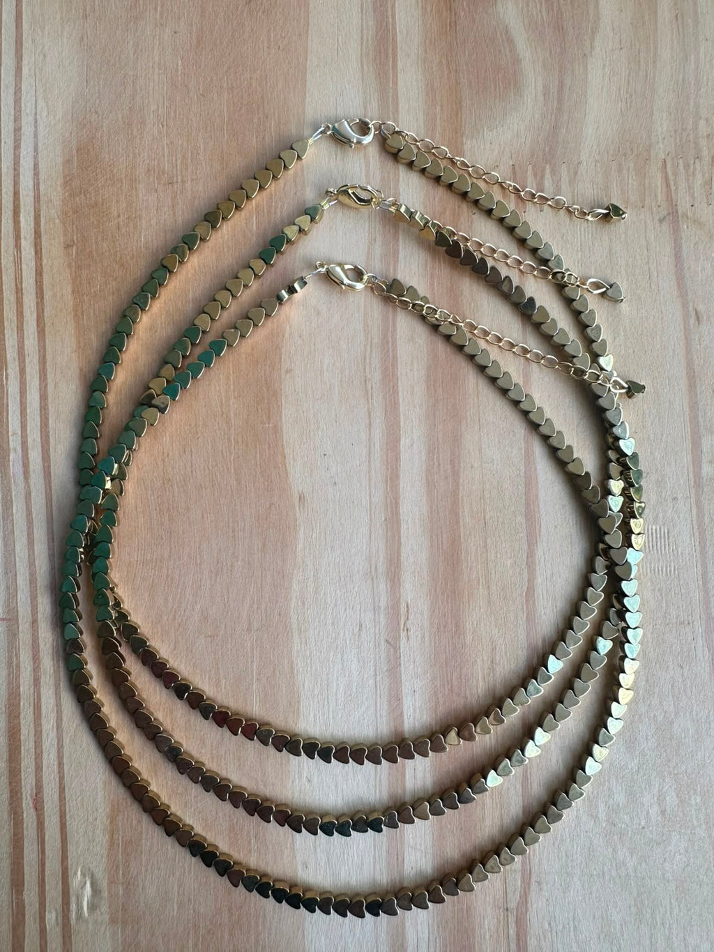 Choker Mini Coração de Hematita