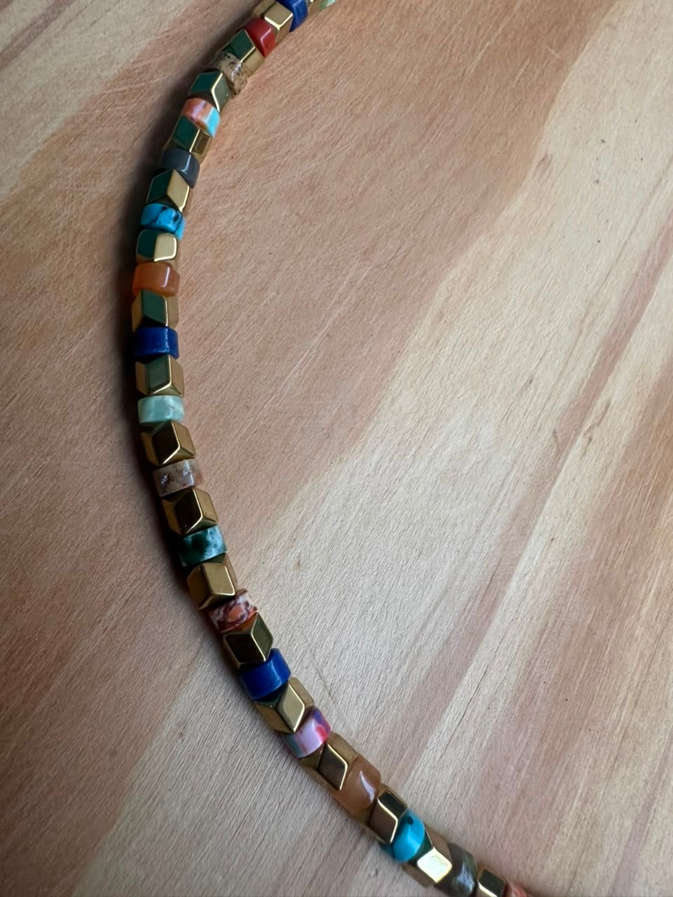 Choker Hematita com Mix de Pedras Naturais