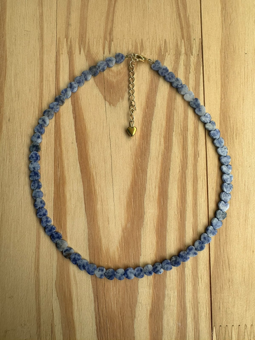 Choker Coração Médio Sodalita
