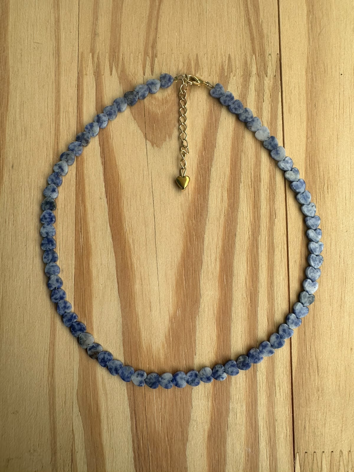 Choker Coração Médio Sodalita