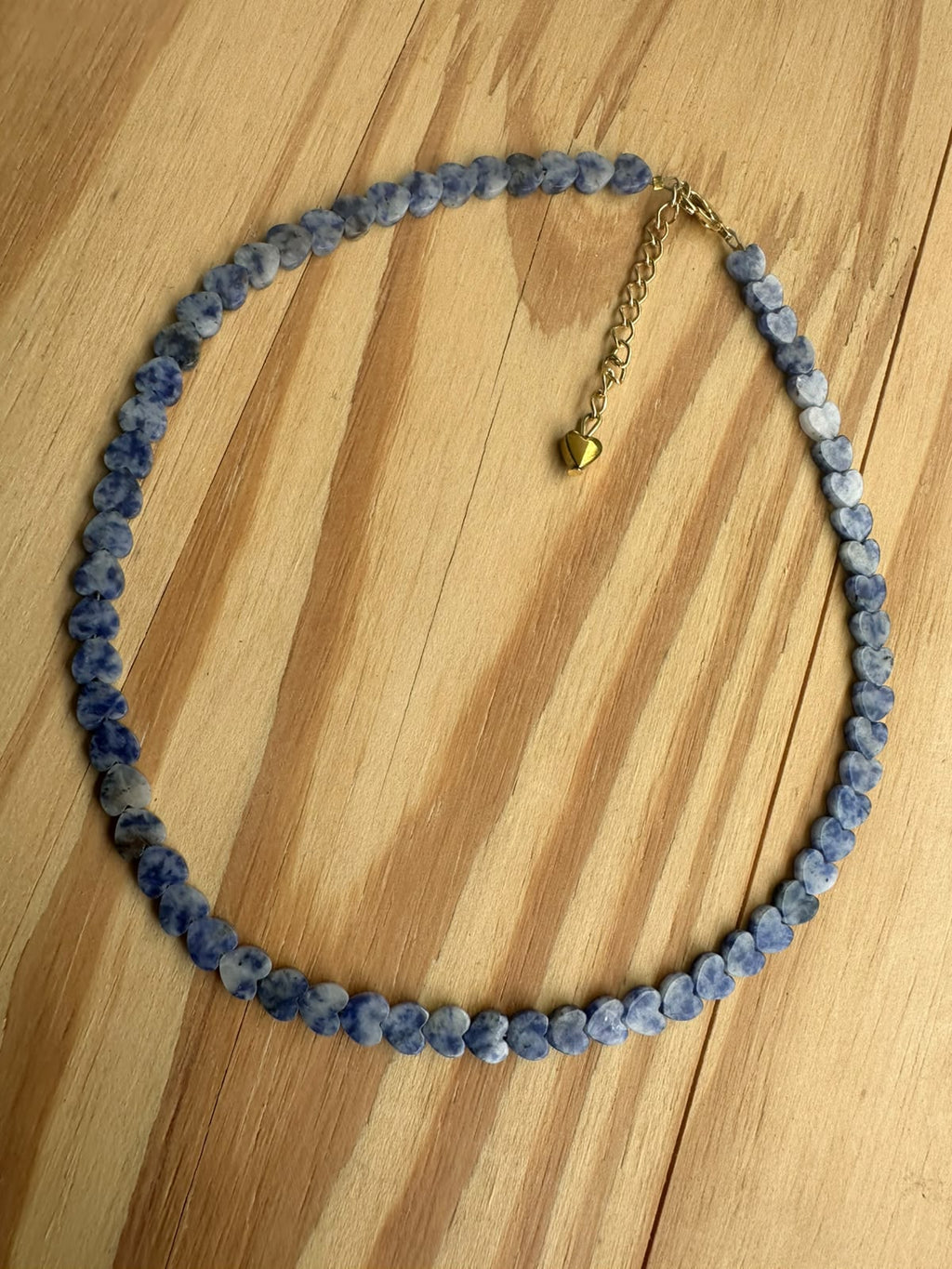 Choker Coração Médio Sodalita