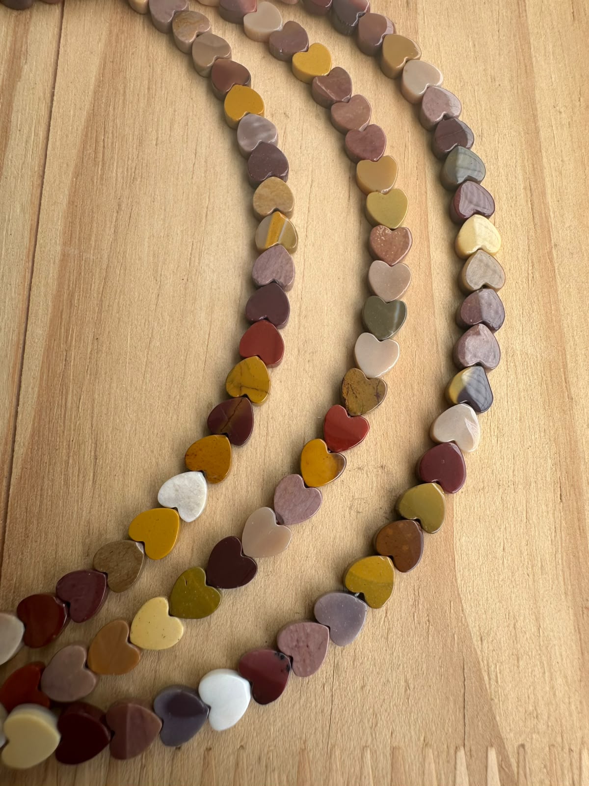 Choker Coração Médio Jaspe Australiano