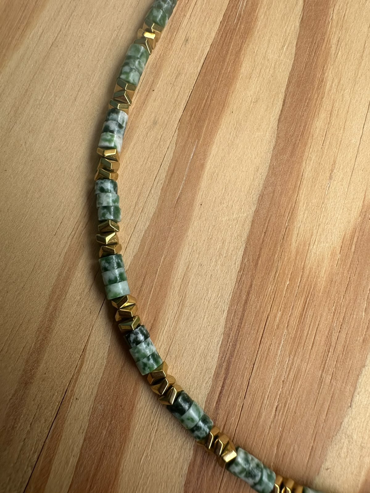 Choker Hematita com Ágata Árvore