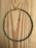 Choker Hematita com Ágata Árvore