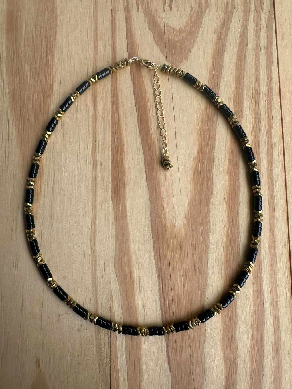 Choker Ônix com Hematita