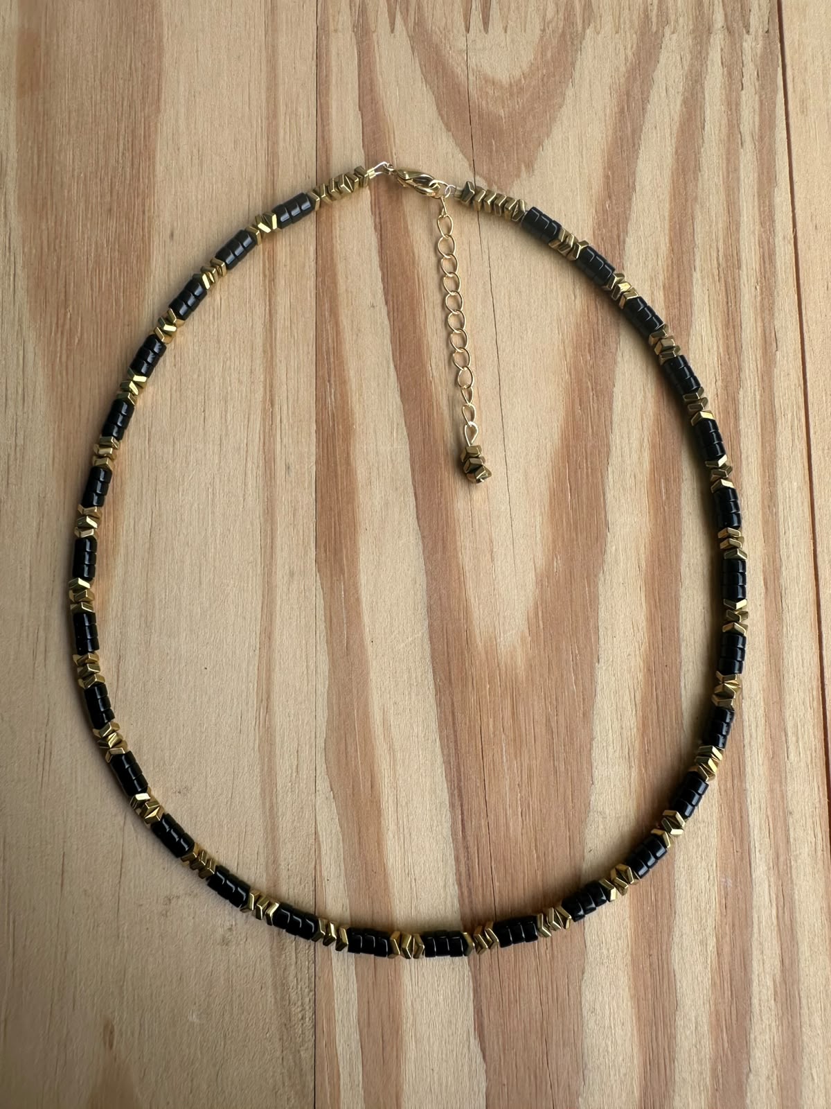 Choker Ônix com Hematita