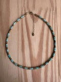 Choker Amazonita com Hematita - Opção 1