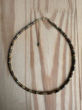 Choker Olho de Tigre com Hematita