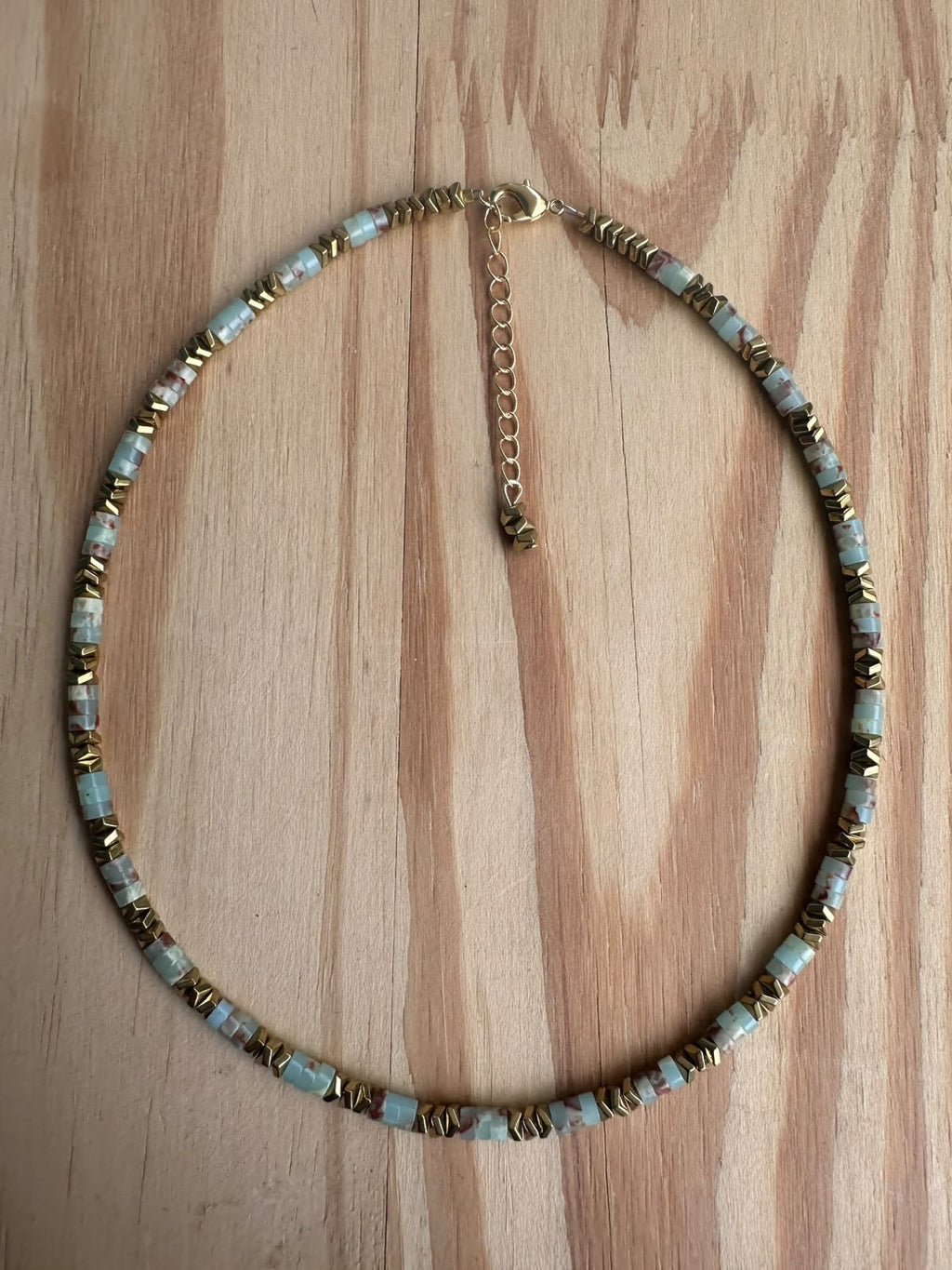 Choker Ágata com Hematita