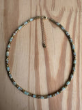 Choker Ágata com Hematita