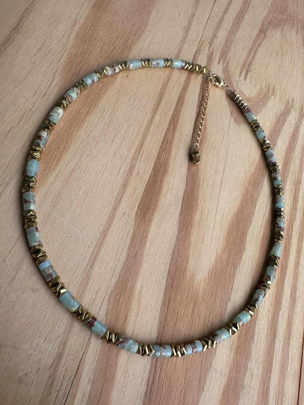 Choker Ágata com Hematita