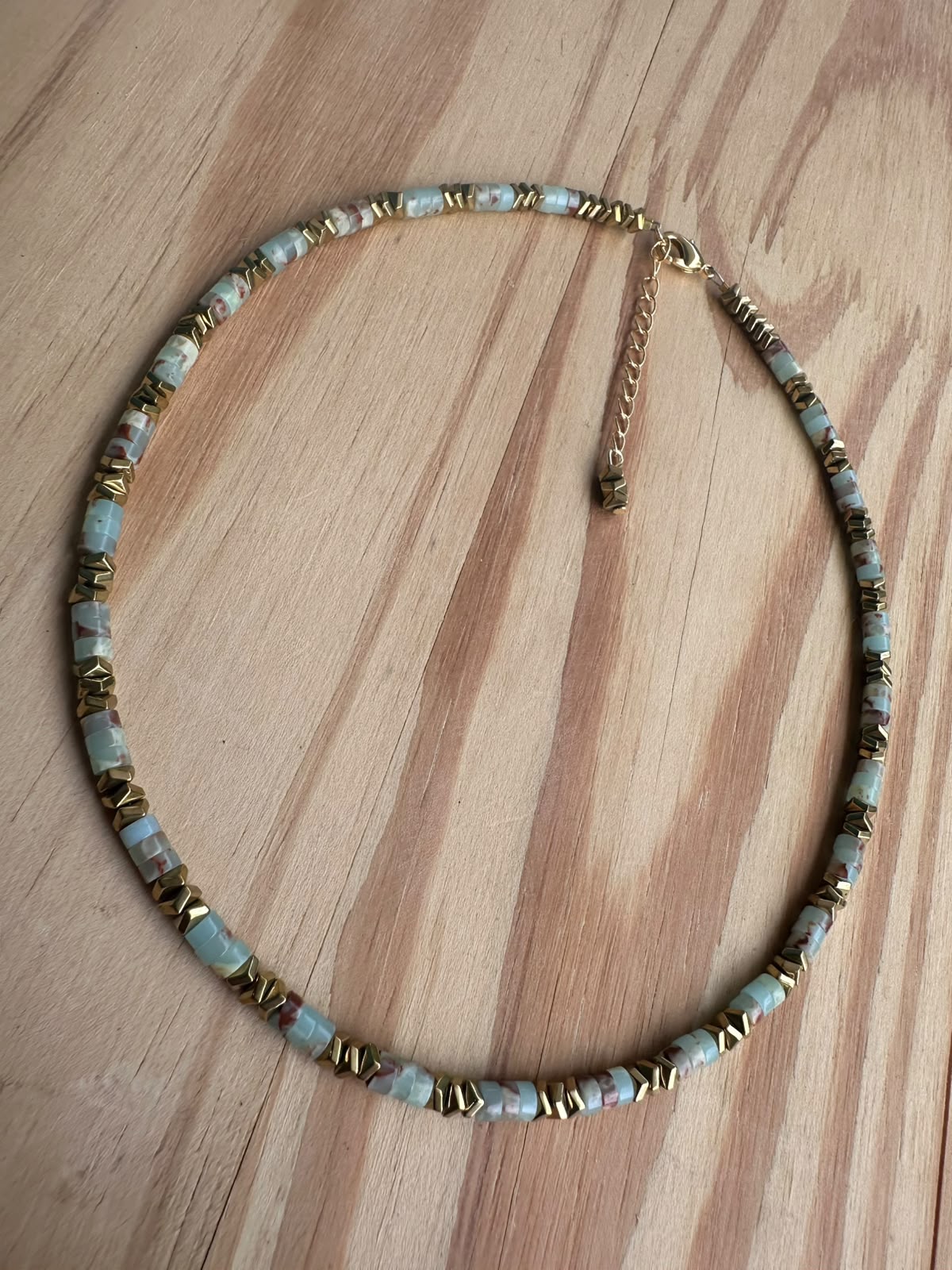 Choker Ágata com Hematita