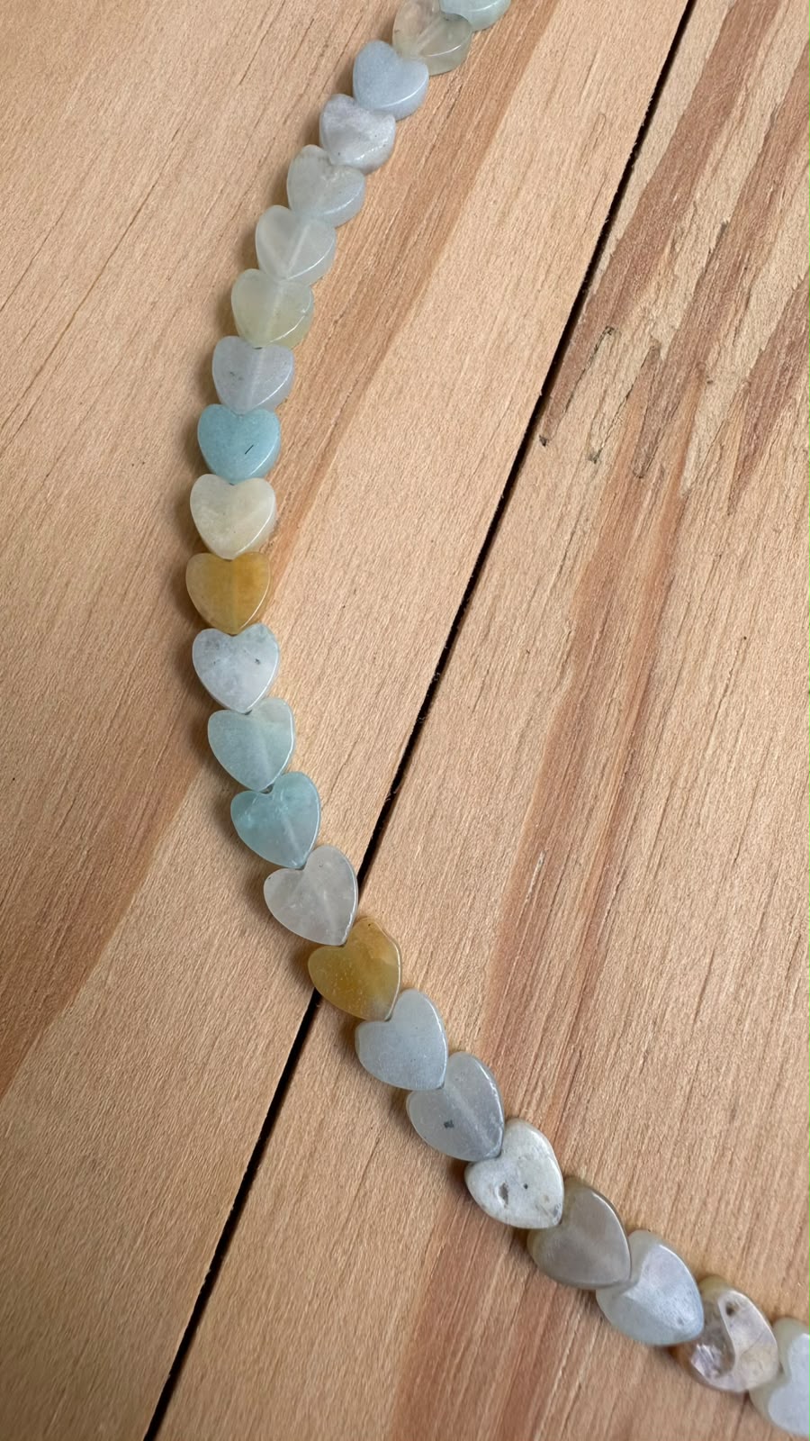 Choker Coração Médio Amazonita