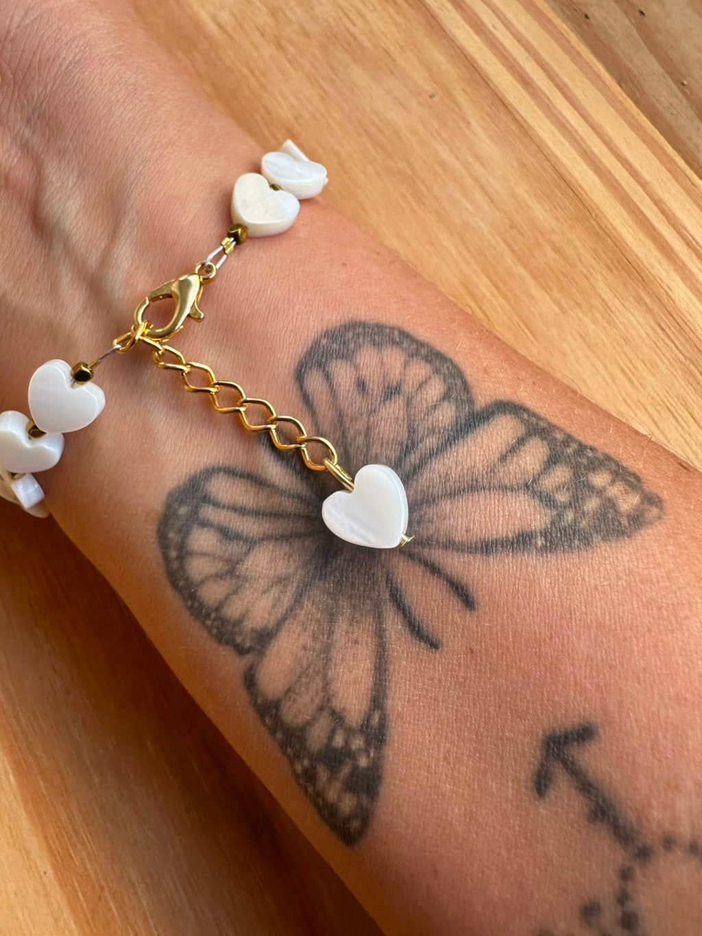 Pulseira Madreperóla com Hematita