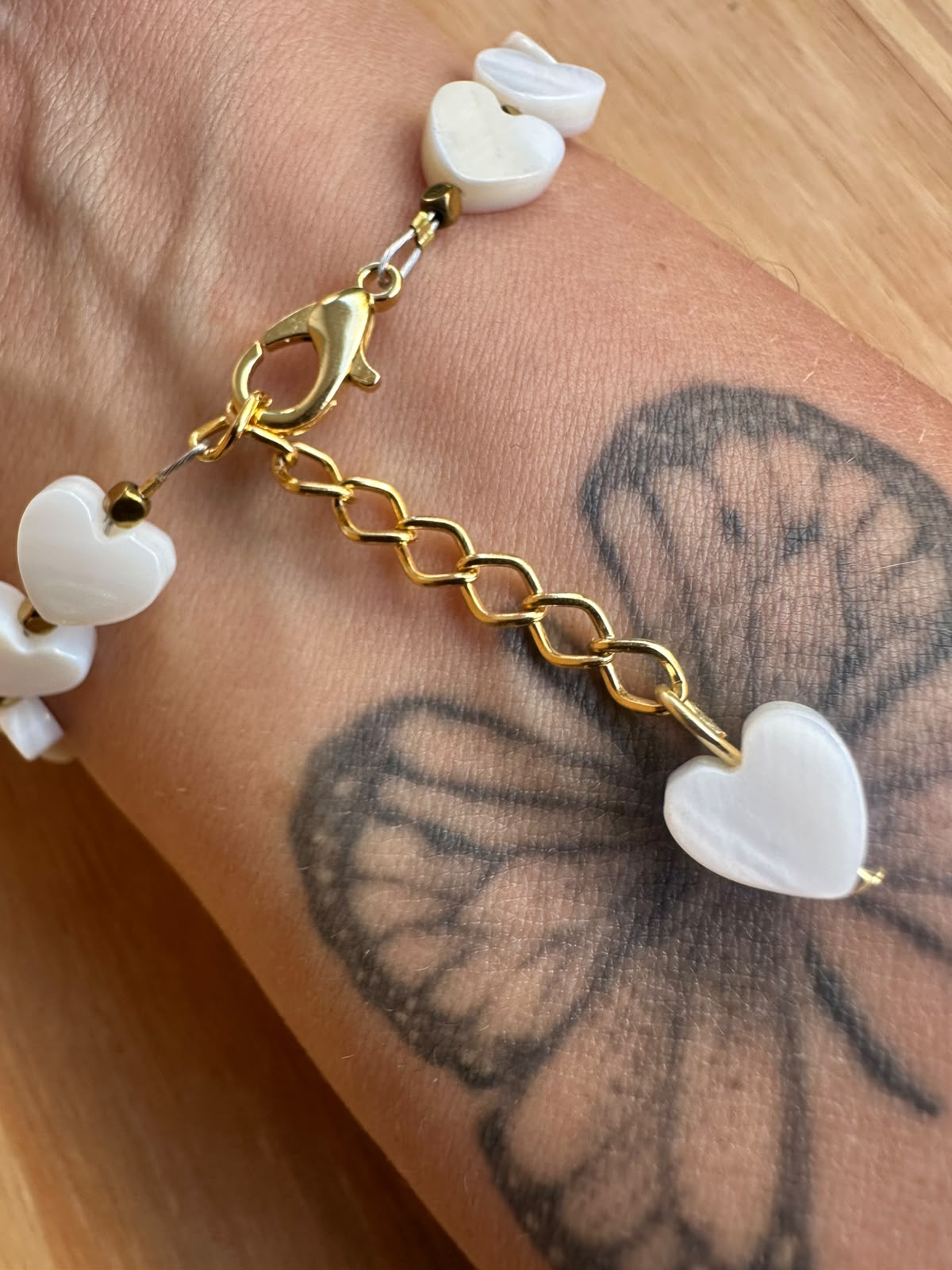 Pulseira Madreperóla com Hematita