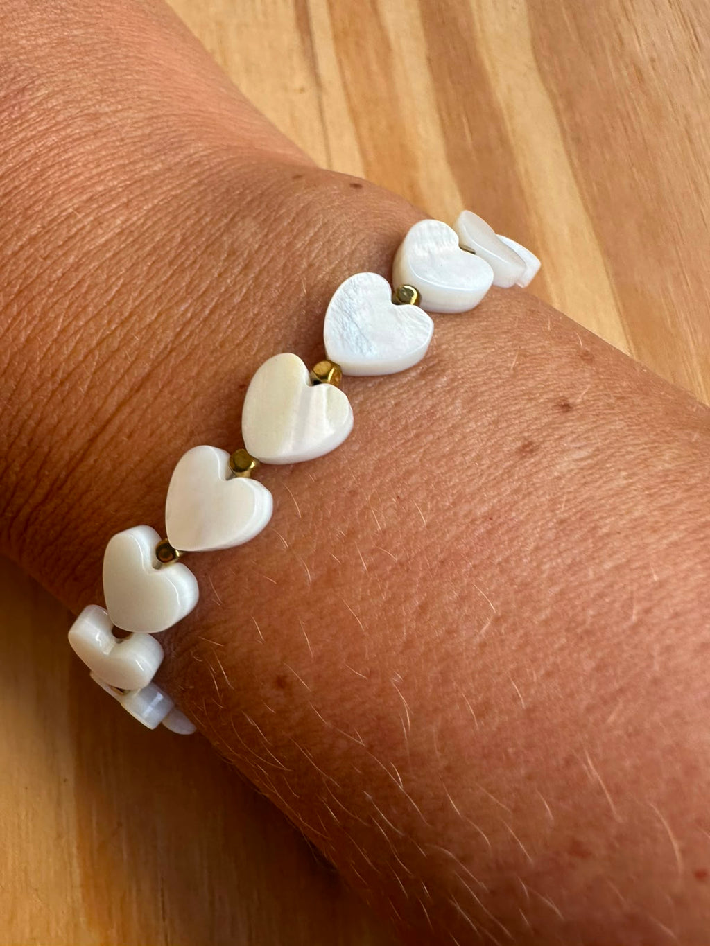Pulseira Madreperóla com Hematita