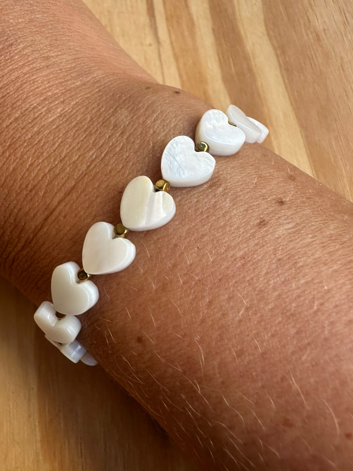 Pulseira Madreperóla com Hematita