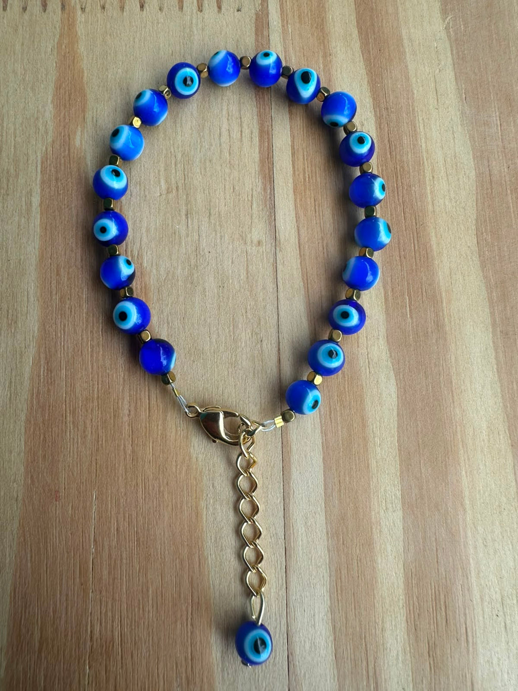 Pulseira Olho Grego Murano com hematita